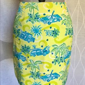Lilly Pulitzer lined mini skirt